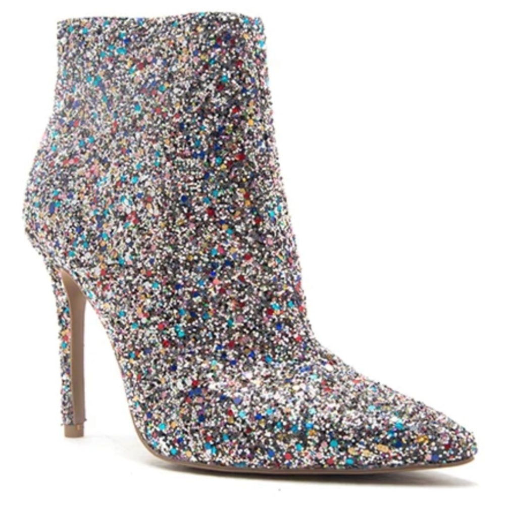 Brand New Bling Sequin Booties Size 6